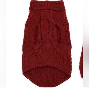 Barefoot Dreams Diamond Cable Pet Sweater NWT sz Medium